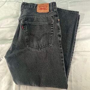 LEVI’S 505 Black Jeans Men’s Size 38x30 Denim Pants